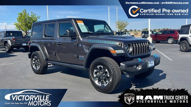 Used 2024 Jeep Wrangler 4xe Rubicon 4XE with VIN 1C4RJXR65RW208051 for sale in Victorville, CA