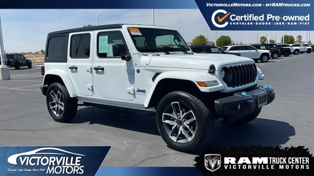 Used 2024 Jeep Wrangler 4xe Sports S 4XE with VIN 1C4RJXN66RW208128 for sale in Victorville, CA
