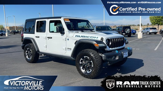 Used 2024 Jeep Wrangler 4xe Rubicon 4XE with VIN 1C4RJXR66RW242306 for sale in Victorville, CA