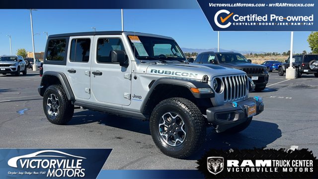 Used 2023 Jeep Wrangler 4xe Rubicon 4XE with VIN 1C4JJXR68PW703306 for sale in Victorville, CA