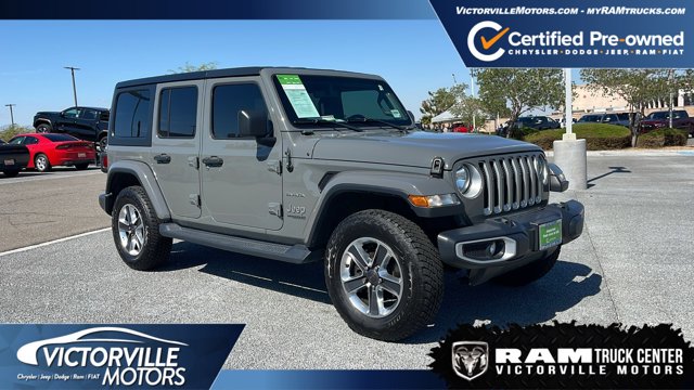 Used 2019 Jeep Wrangler Unlimited Sahara with VIN 1C4HJXEN9KW688304 for sale in Victorville, CA